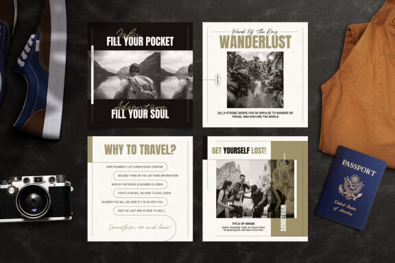 The Traveller Social Media Templates