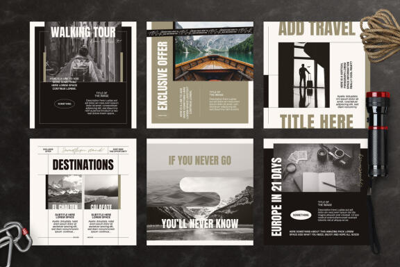 The Traveller Social Media Templates