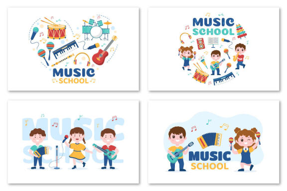 9 Music School Illustration