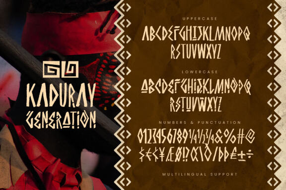 Burowai - Tribal Font