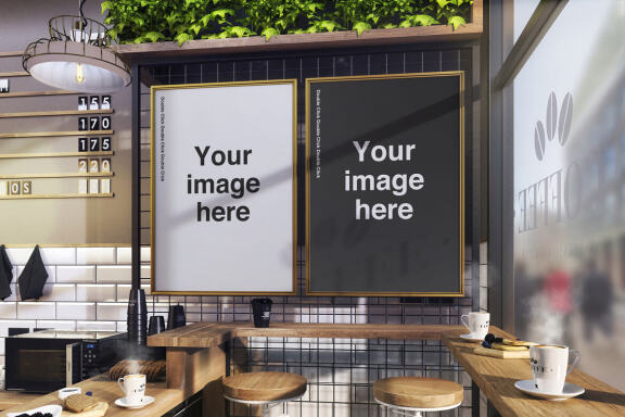 Coffee House Poster Mockups