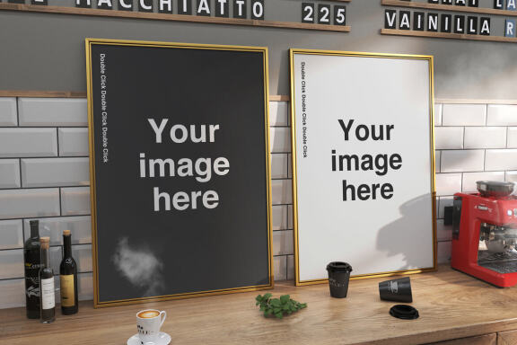 Coffee House Poster Mockups