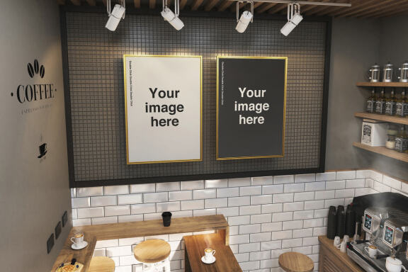 Coffee House Poster Mockups