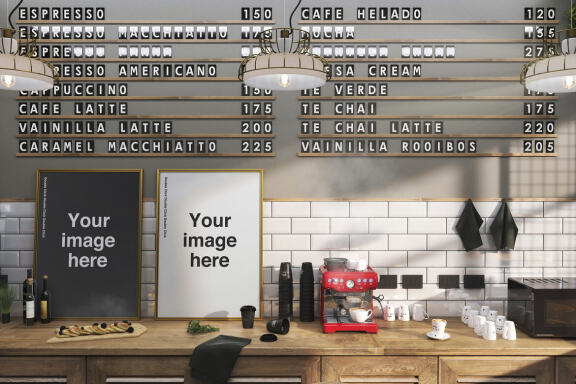 Coffee House Poster Mockups