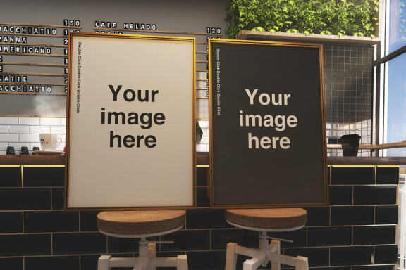 Coffee House Poster Mockups