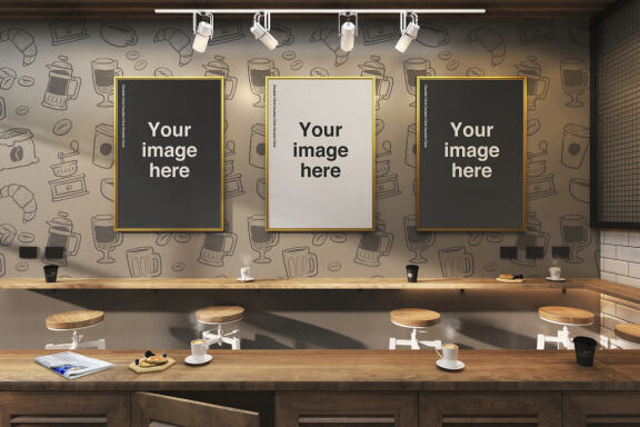 Coffee House Poster Mockups