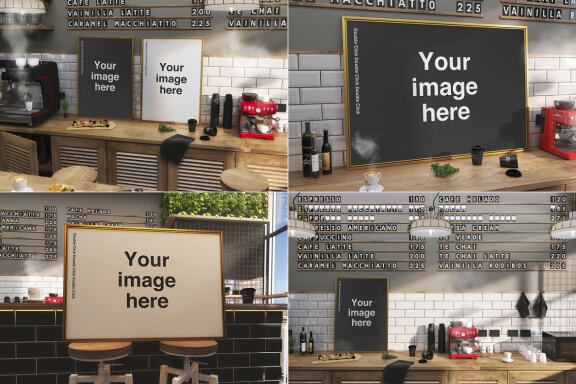 Coffee House Poster Mockups