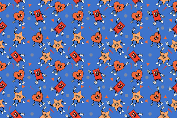 14 Set Bundle Cute Classic Cartoon Seamless Pattern Background Clipart