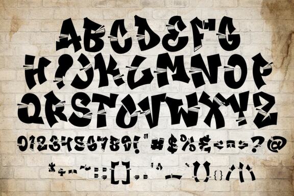 Break Age Graffiti font