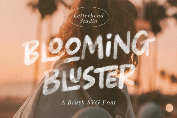 Blooming Bluster - SVG Font