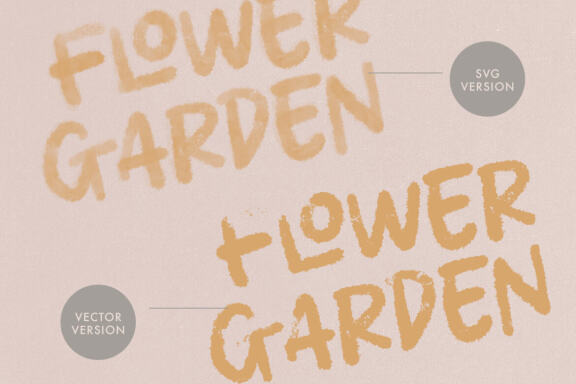 Blooming Bluster - SVG Font