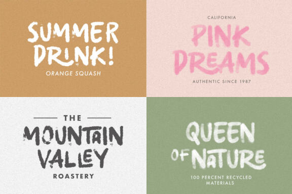 Blooming Bluster - SVG Font
