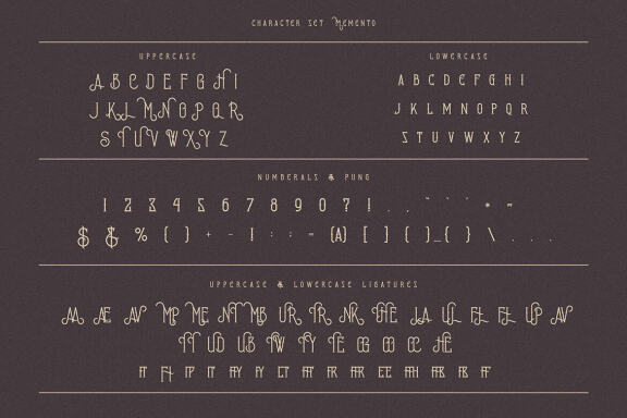 Memento Vintage Serif