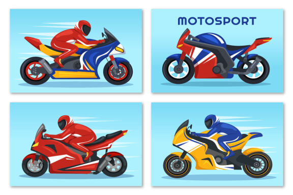 13 Racing Motosport Illustration