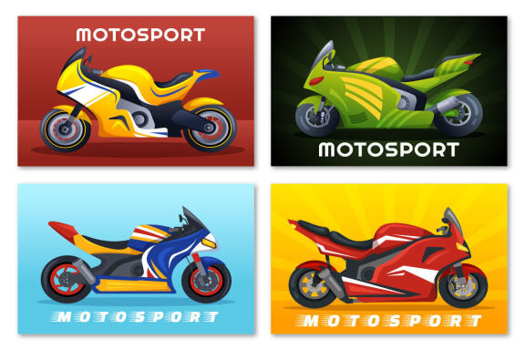 13 Racing Motosport Illustration