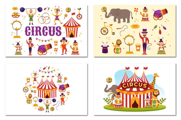 17 Circus Show Illustration