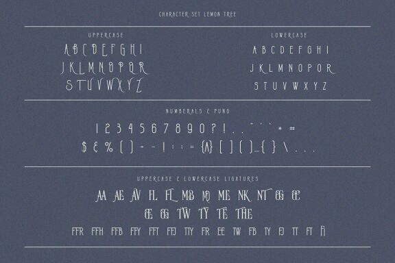 Lemon Tree Vintage Condensed Serif