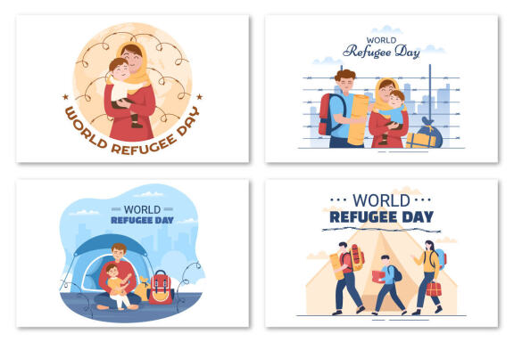 10 World Refugee Day Illustration