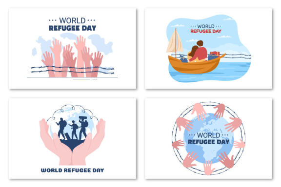 10 World Refugee Day Illustration