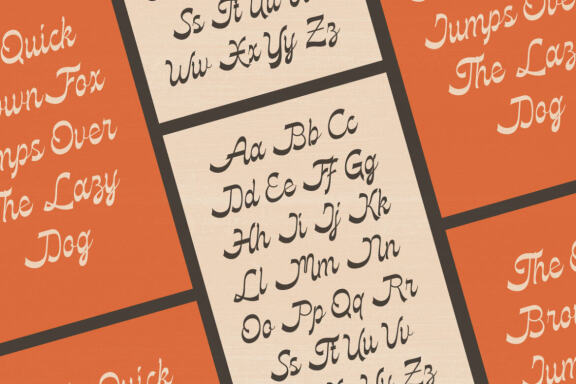Hawkin - Reverse Contrast Script