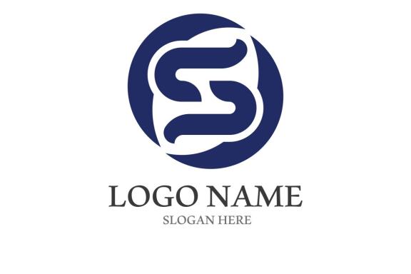 s letter logo vector icon illustration design