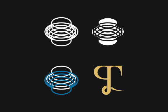QT Cylinder Net - Free Logo Shapes