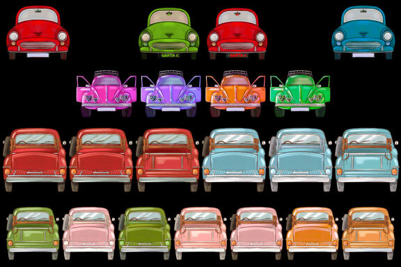 Antique Truck Bundle Sublimation.Vintage Pick Up