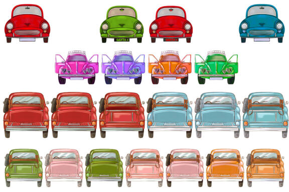 Antique Truck Bundle Sublimation.Vintage Pick Up