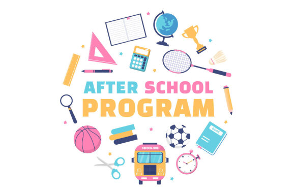 10 Students After School Illustration