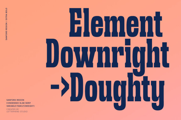 Sanford Region - Variable Font
