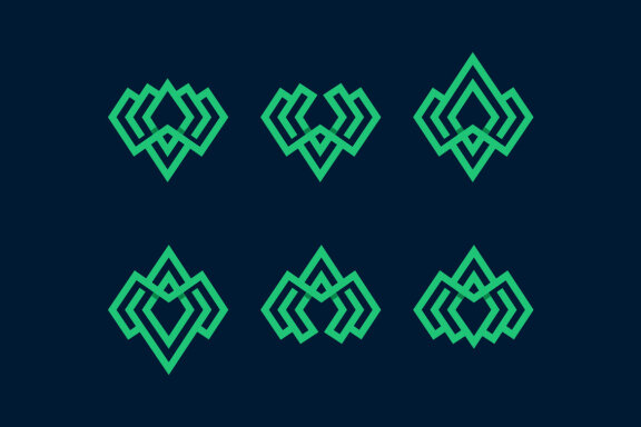 WV WO MA MO - Free Logo Shapes