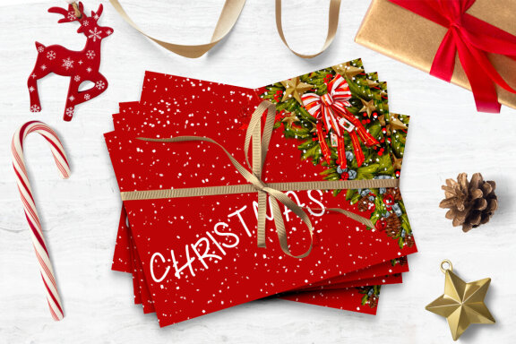 Christmas farmhouse clipart collection