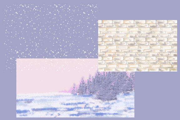Christmas farmhouse clipart collection