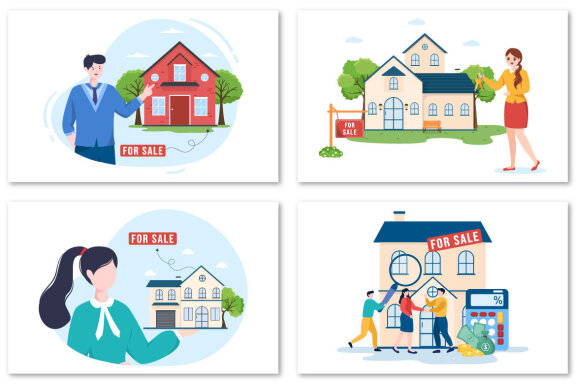 12 Land Broker Illustration