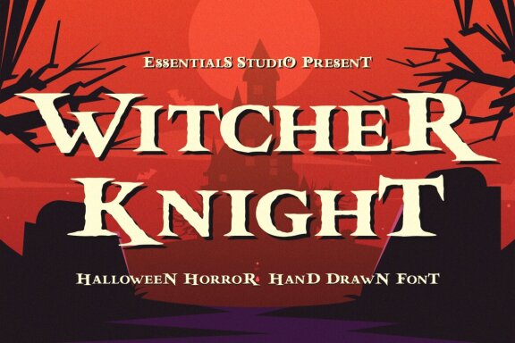 Witcher Knight Horror Font