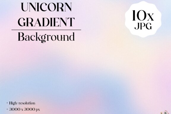 Unicorn Noise Gradient Digital Papers