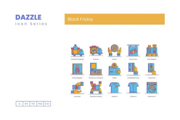 70 Black Friday Icons | Dazzle