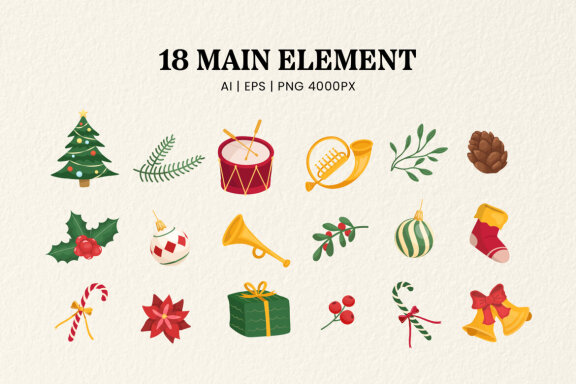 Christmas Nutcracker Illustrations