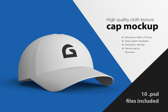 10 Cap Mockups
