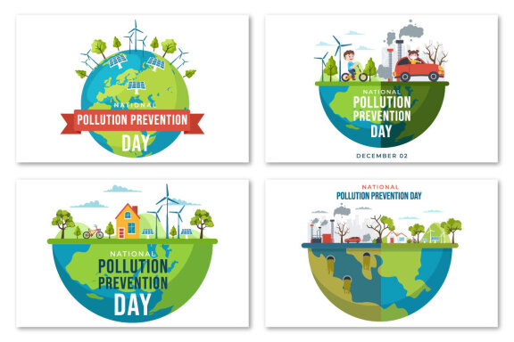 15 National Pollution Prevention Day Illustration