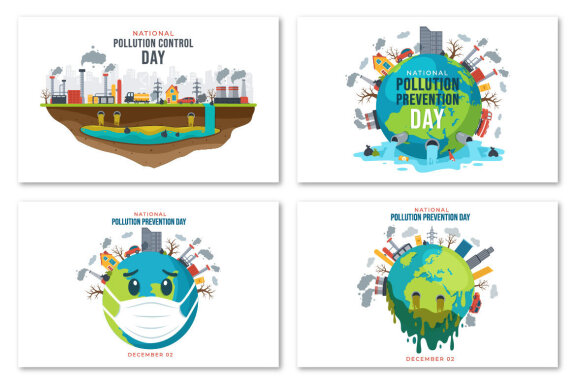 15 National Pollution Prevention Day Illustration