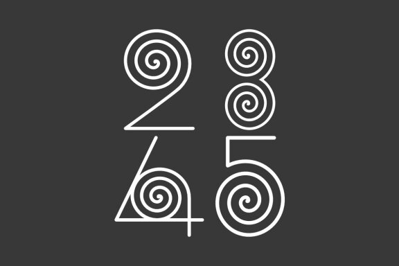 2 3 4 5 Spiral - Free Logo Shapes