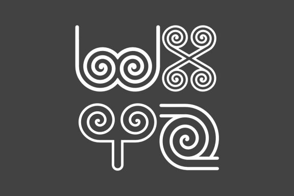 w x y z Spiral - Free Logo Shapes