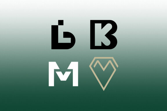 LB KB MV M Diamond - Free Logo Shapes