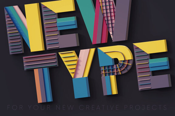 Colorful Art - 3D Lettering