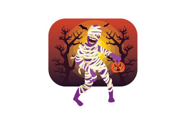Halloween Mummy Character