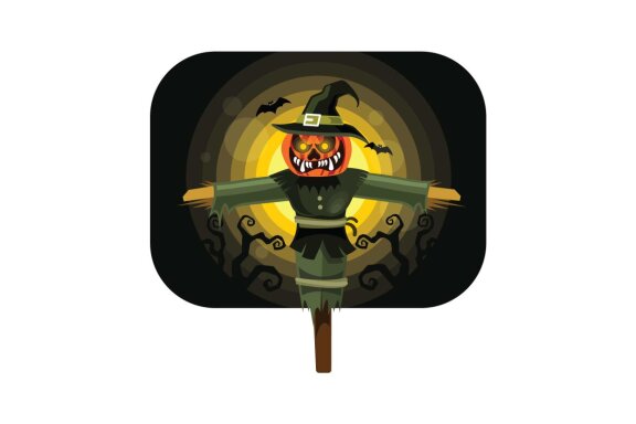 Halloween Scarecrow Character