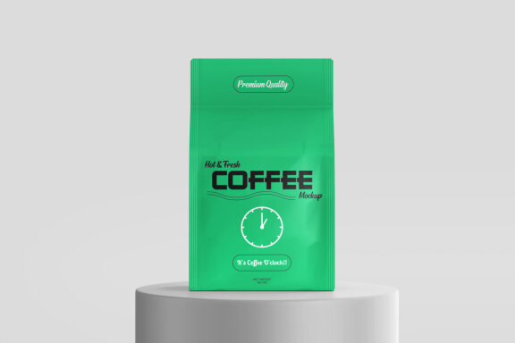 Coffee Bag Mockup