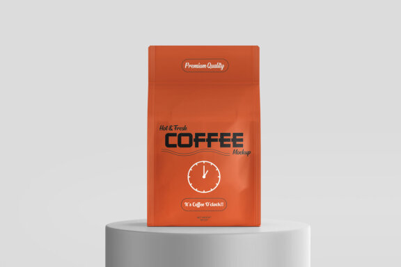 Coffee Bag Mockup