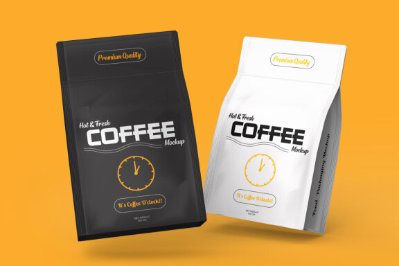 Coffee Bag Mockup